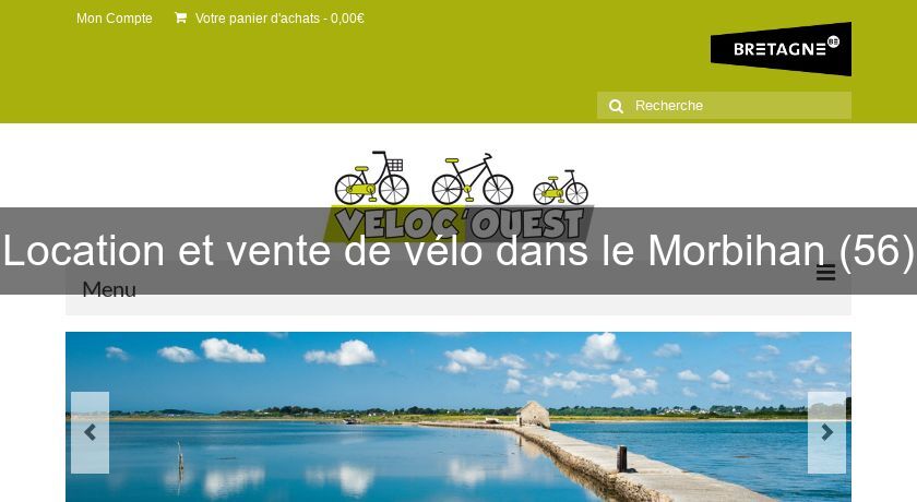 Location et vente de vélo dans le Morbihan (56)
