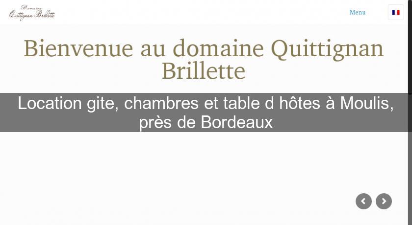 Location gite, chambres et table d'hôtes à Moulis, près de Bordeaux