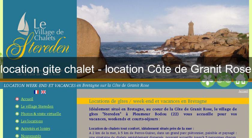 location gite chalet - location Côte de Granit Rose location gite chalet - location Côte de Granit Rose