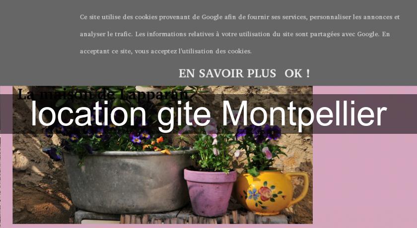 location gite Montpellier location gite Montpellier