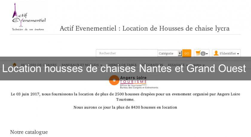 Location housses de chaises Nantes et Grand Ouest 