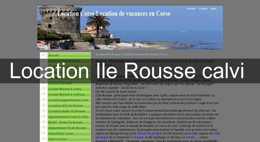 Location Ile Rousse calvi Location Ile Rousse calvi