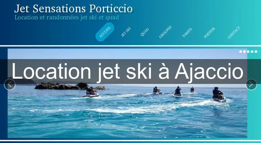 Location jet ski à Ajaccio 