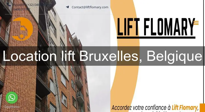 Location lift Bruxelles, Belgique