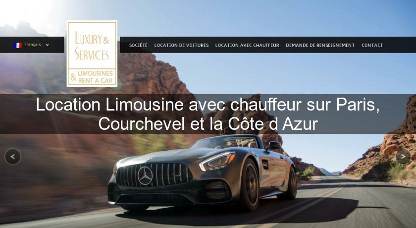 Location Limousine avec chauffeur sur Paris, Courchevel et la Côte d'Azur