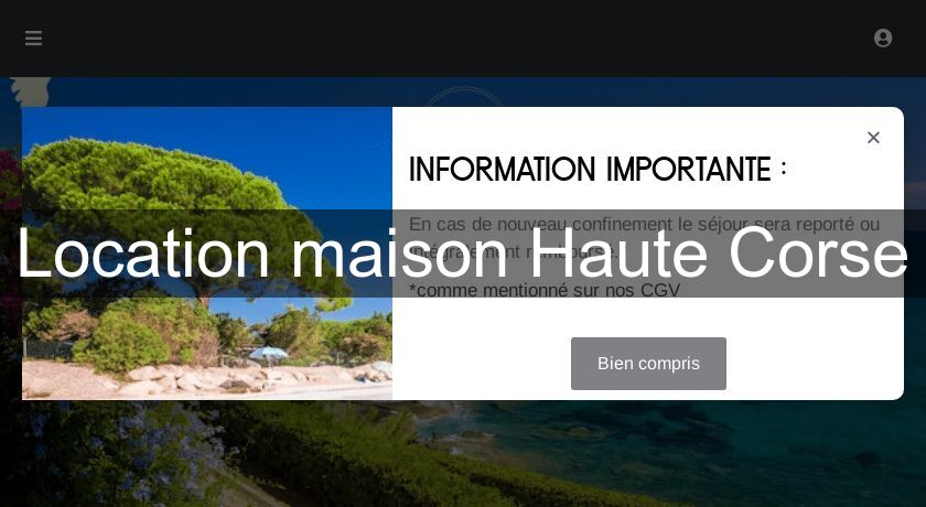 Location maison Haute Corse Location maison Haute Corse