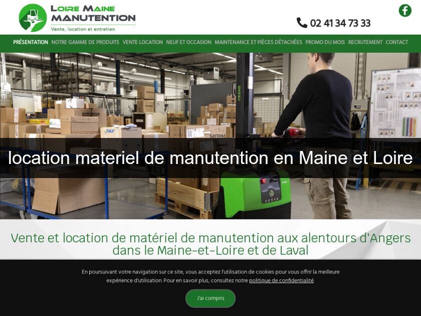 location materiel de manutention en Maine et Loire location materiel de manutention en Maine et Loire