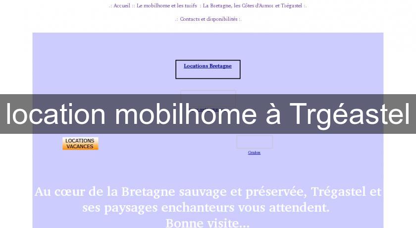 location mobilhome à Trgéastel location mobilhome à Trgéastel
