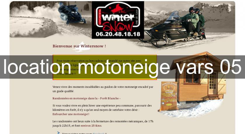 location motoneige vars 05