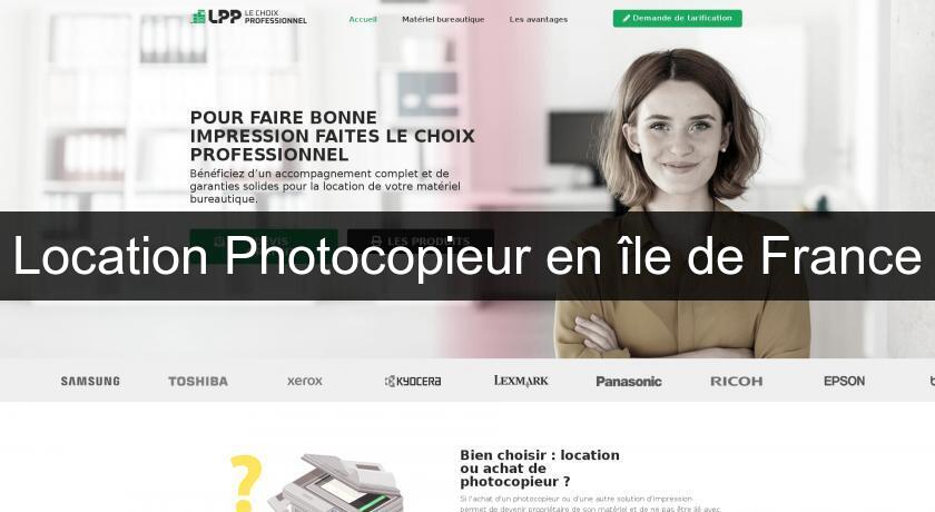 Location Photocopieur en île de France