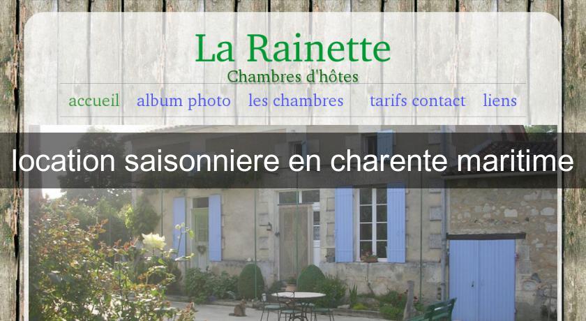 location saisonniere en charente maritime location saisonniere en charente maritime