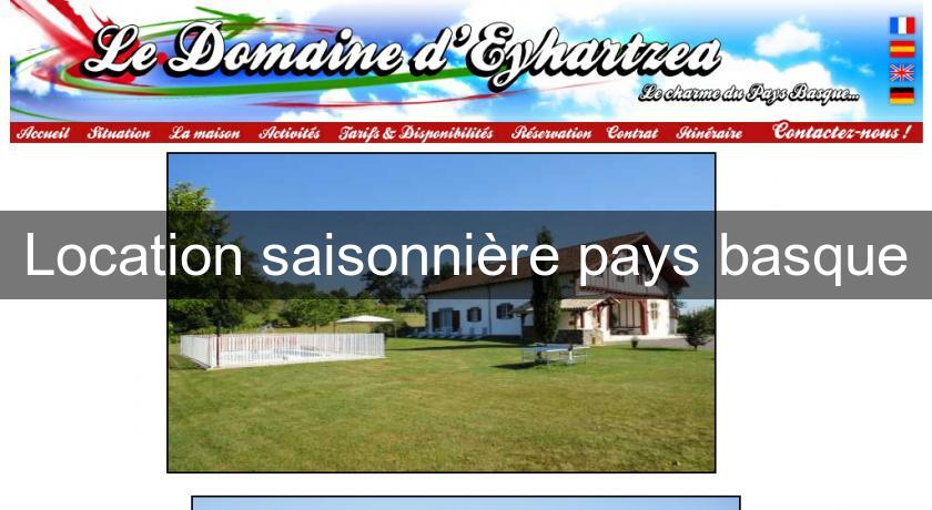 Location saisonnière pays basque Location saisonnière pays basque