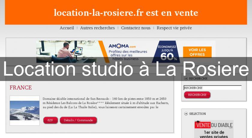 Location studio à La Rosiere Location studio à La Rosiere