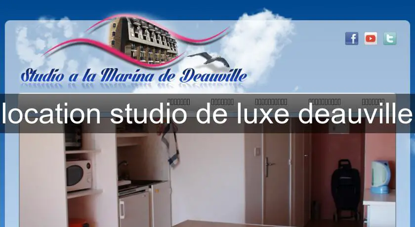 location studio de luxe deauville