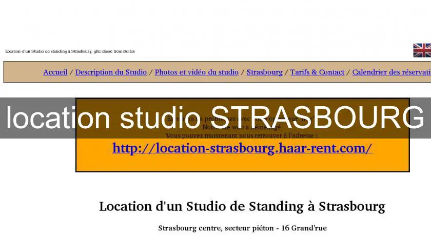 location studio STRASBOURG