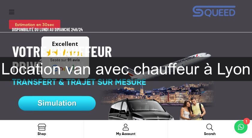 Location van avec chauffeur à Lyon