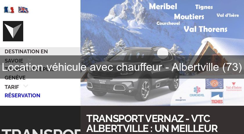 Location véhicule avec chauffeur - Vernaz