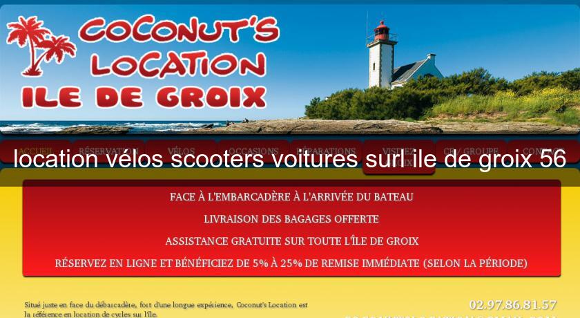 location vélos scooters voitures surl'ile de groix 56