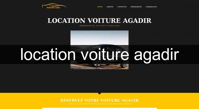 location voiture agadir