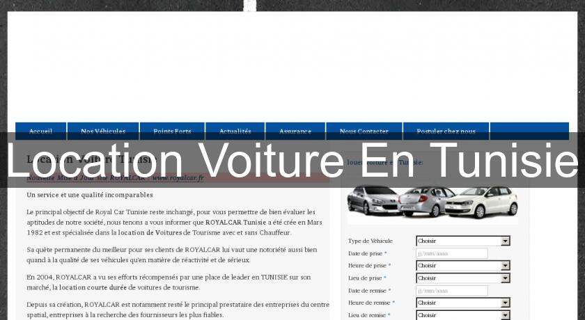 Location Voiture En Tunisie Location Voiture En Tunisie