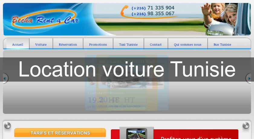 Location voiture Tunisie