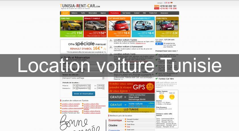 Location voiture Tunisie