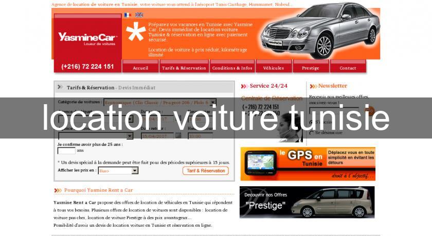location voiture tunisie location voiture tunisie