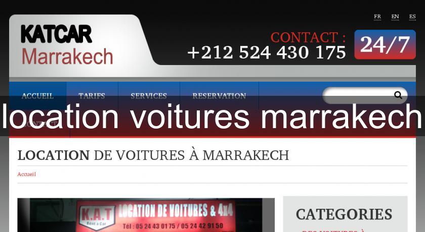 location voitures marrakech location voitures marrakech