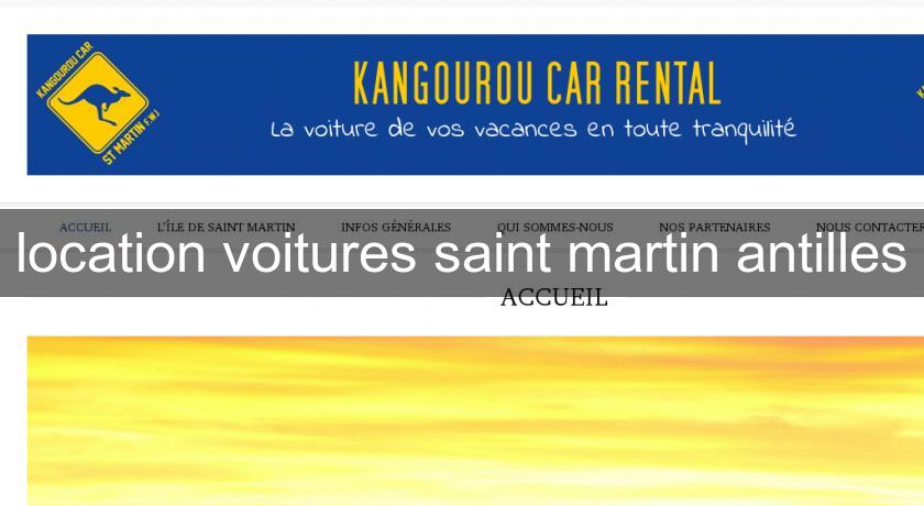 location voitures saint martin antilles