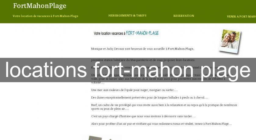 locations fort-mahon plage