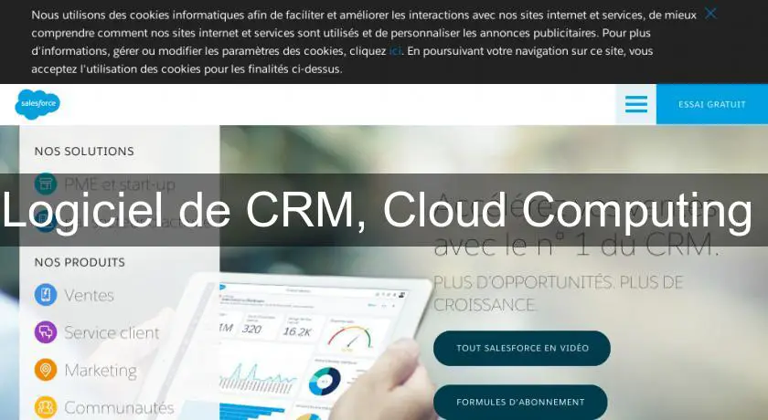 Logiciel de CRM, Cloud Computing 