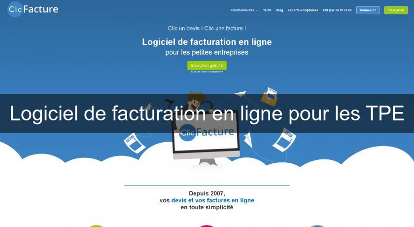 Logiciel de facturation en ligne pour les TPE Logiciel de facturation en ligne pour les TPE
