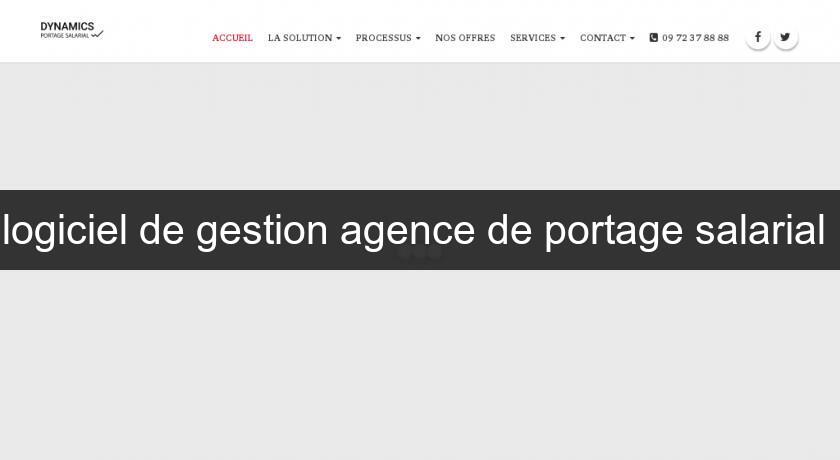 logiciel de gestion agence de portage salarial 