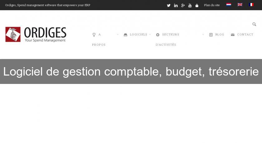 Logiciel de gestion comptable, budget, trésorerie