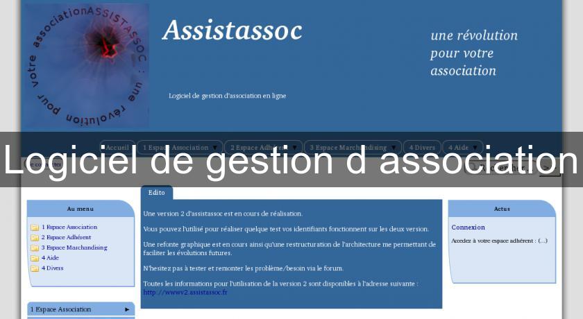 Logiciel de gestion d'association