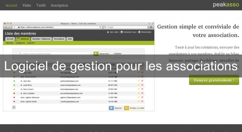 Logiciel de gestion pour les associations Logiciel de gestion pour les associations