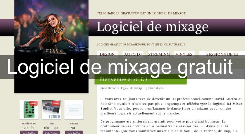 Logiciel de mixage gratuit Logiciel de mixage gratuit