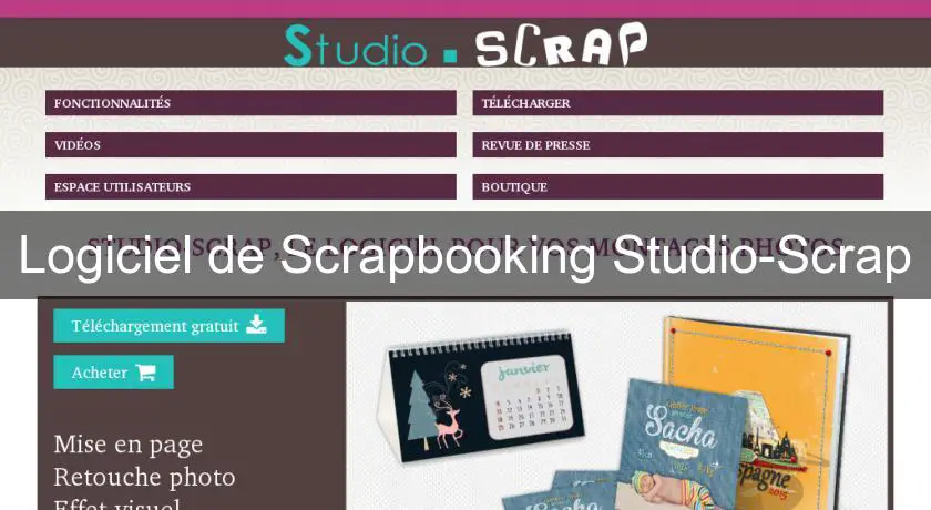 Logiciel de Scrapbooking Studio-Scrap Scrapbooking