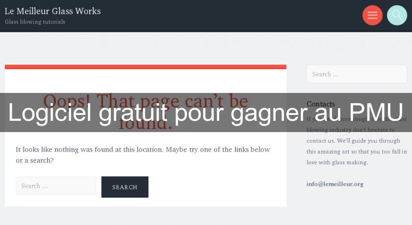 Logiciel gratuit pour gagner au PMU Logiciel gratuit pour gagner au PMU