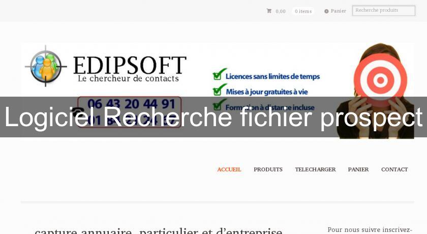 Logiciel Recherche fichier prospect Logiciel Recherche fichier prospect