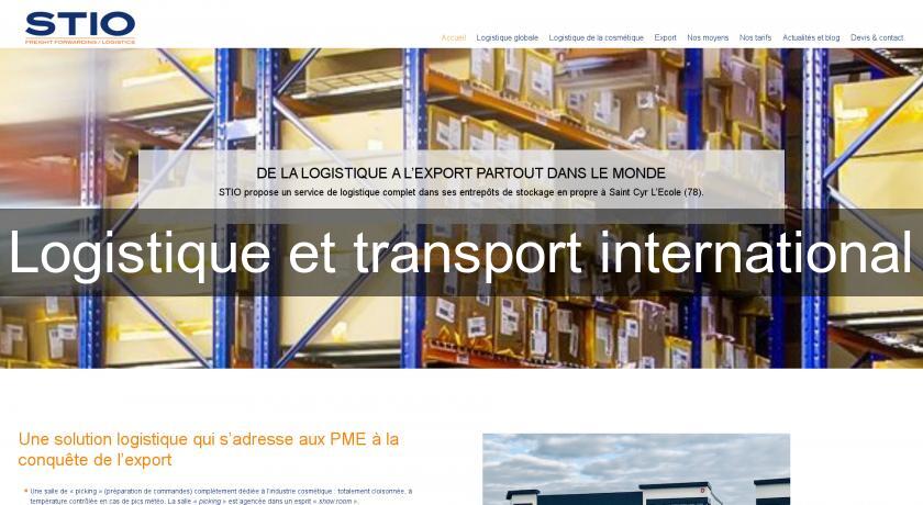 Logistique et transport international Logistique et transport international
