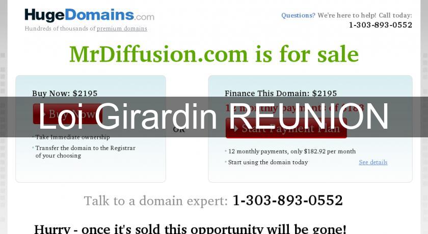 Loi Girardin REUNION Loi Girardin REUNION