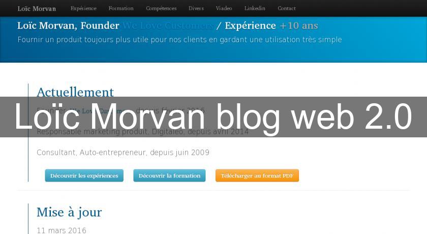 Loïc Morvan blog web 2.0