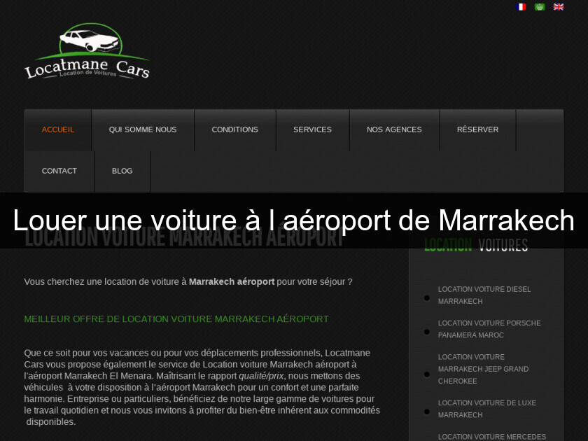 Louer une voiture à l'aéroport de Marrakech Louer une voiture à l'aéroport de Marrakech