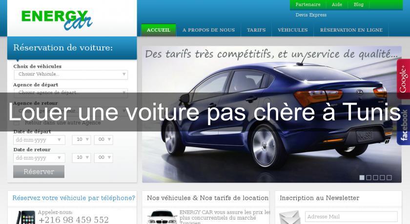 Louer une voiture pas chère à Tunis Louer une voiture pas chère à Tunis