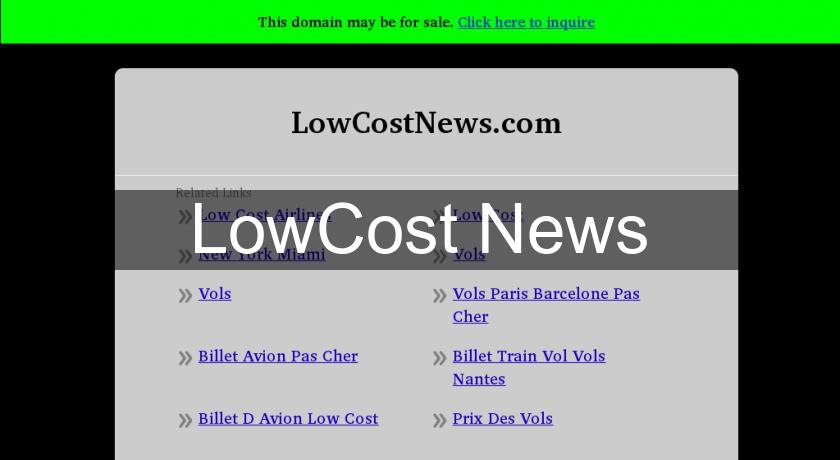 LowCost News