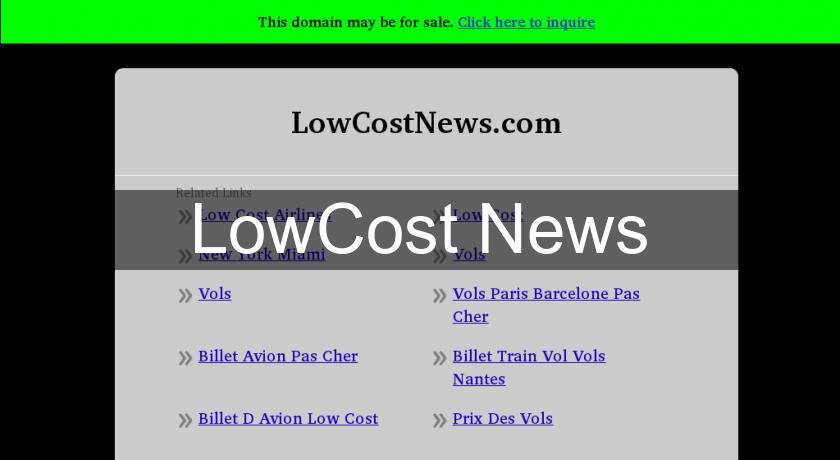 LowCost News LowCost News