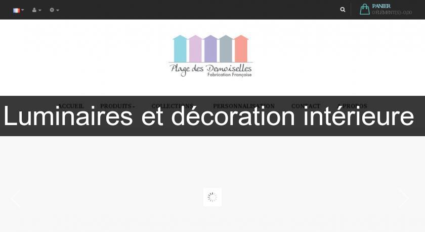 Luminaires et décoration intérieure 