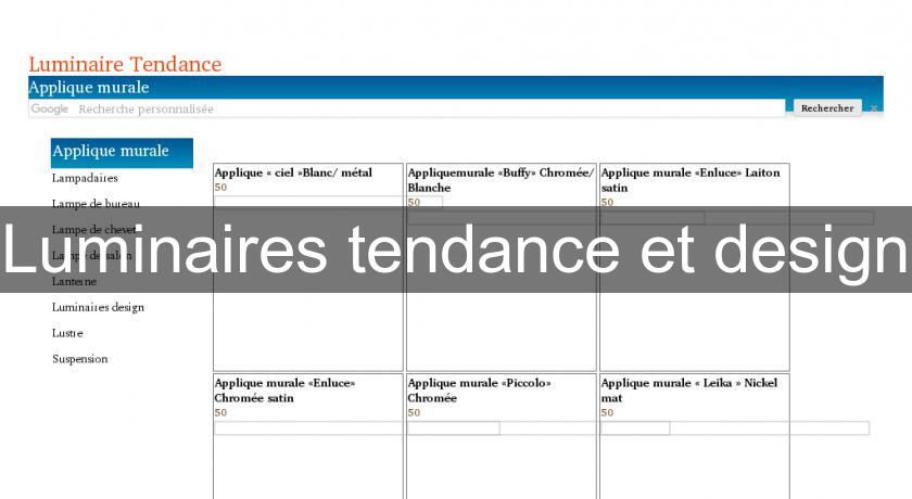 Luminaires tendance et design Luminaires tendance et design