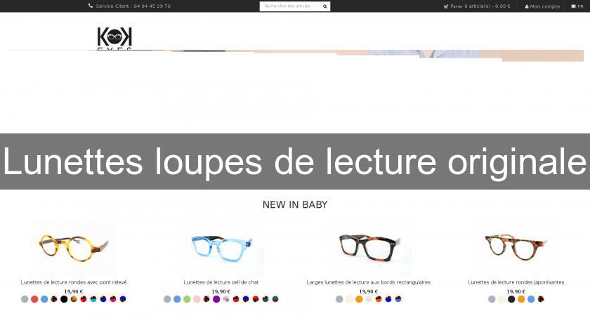 Lunettes loupes de lecture originale